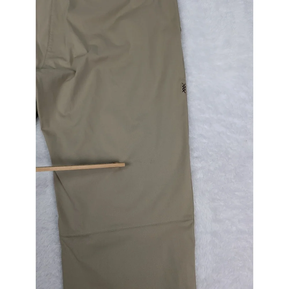 Rhone Commuter Pants Men's 38 (39x32) Classic Straight Fit Khaki Polyester *Read